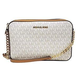 Michael Kors Jet Set Item Vanilla/Brown